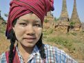 portrait girl inle lake burma myanmar